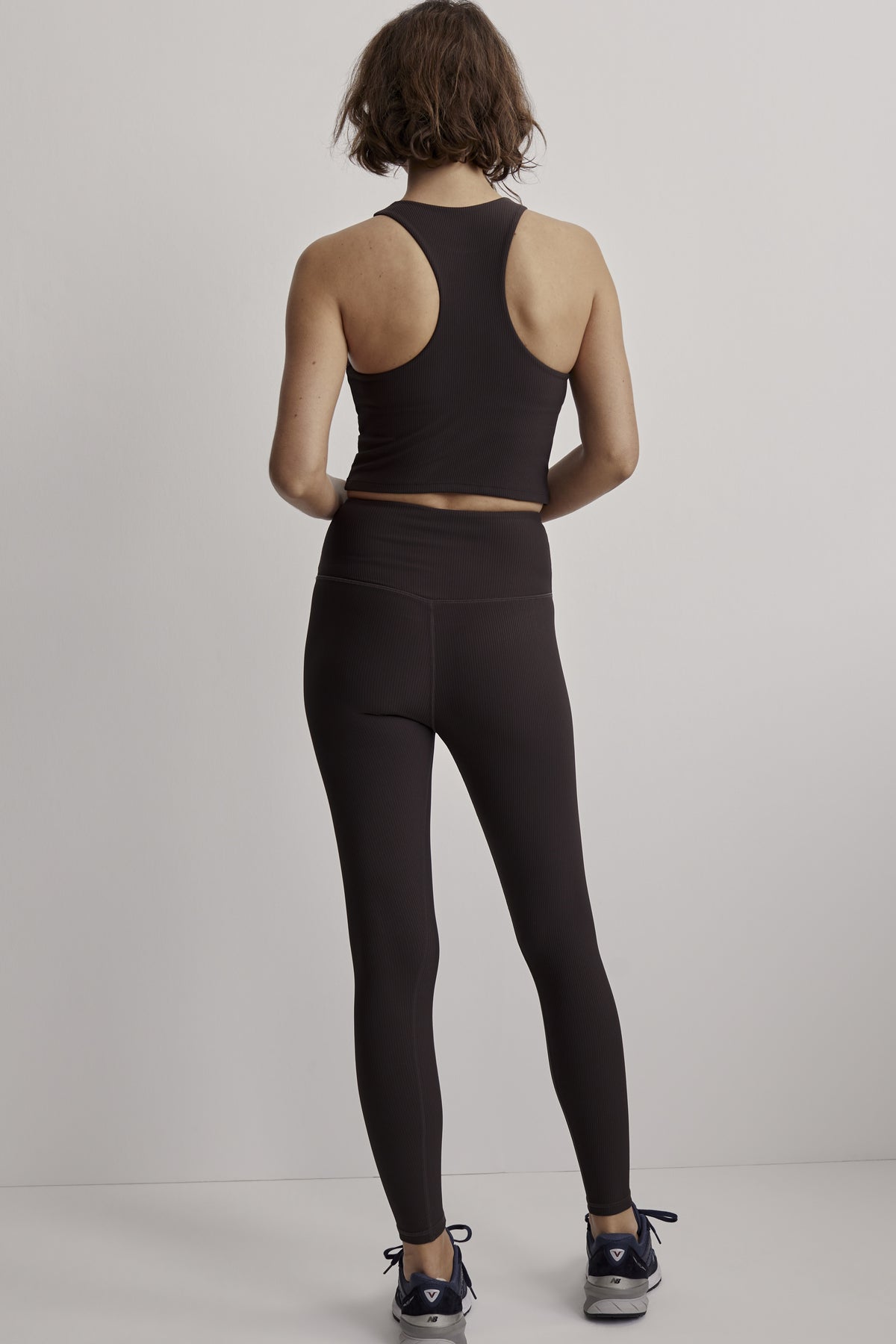 Let&#39;s Move Rib Kempton Bra Top | Chocolate | FINAL SALE