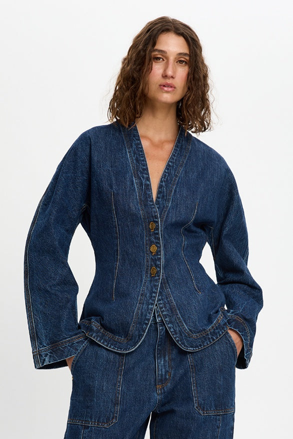 Jessica Denim Barrel Jacket