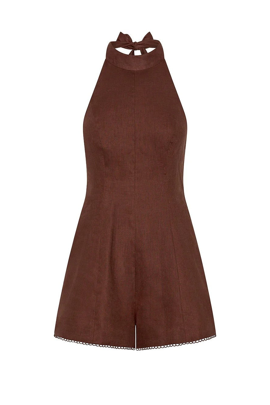Maxine Playsuit | Mocha