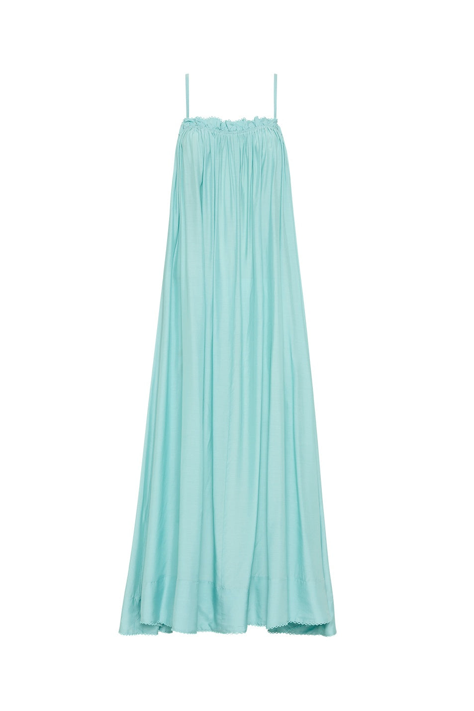 GATHERED MAXI DRESS | MINT  | FINAL SALE