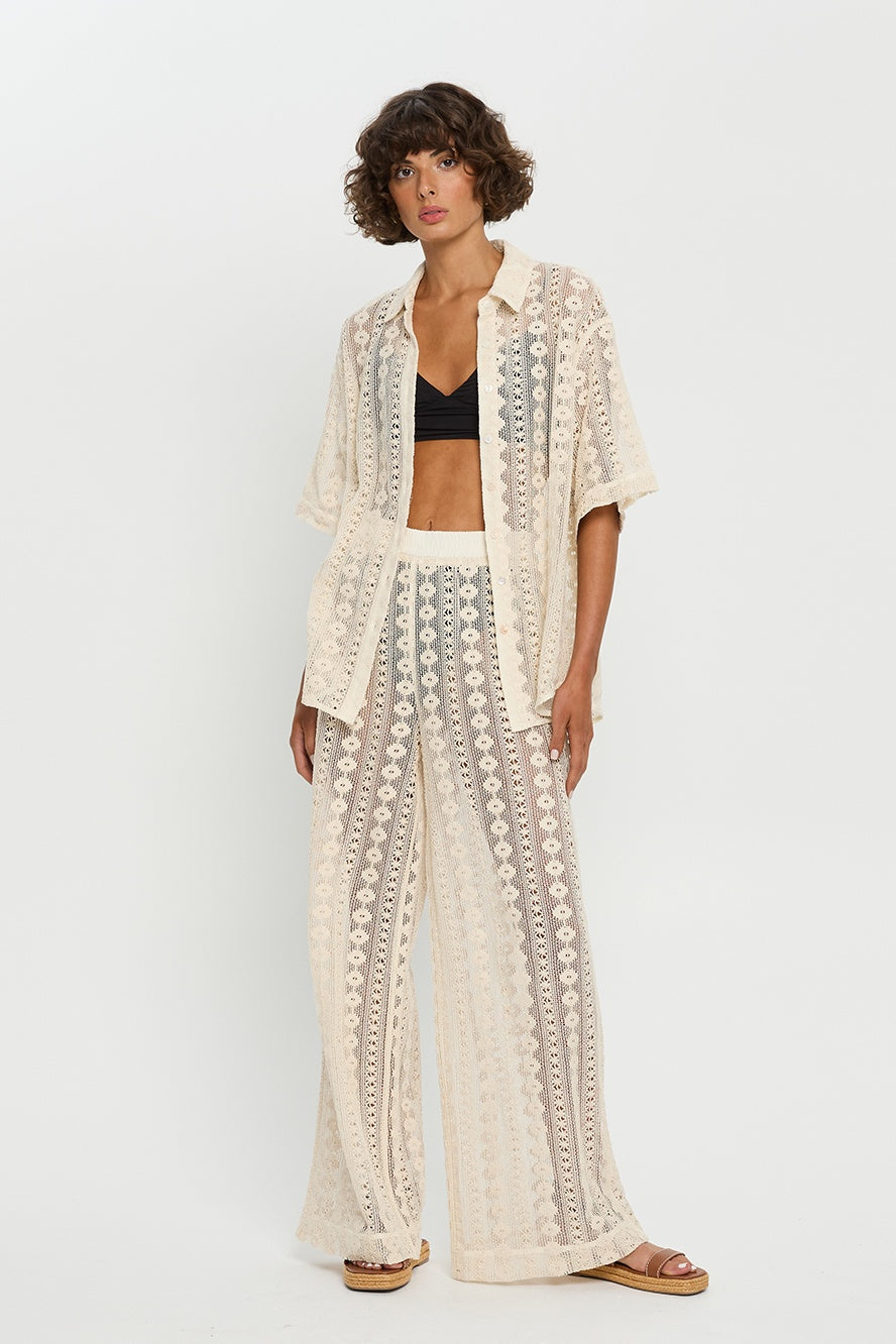 Brooke Embroidered Trouser - FINAL SALE