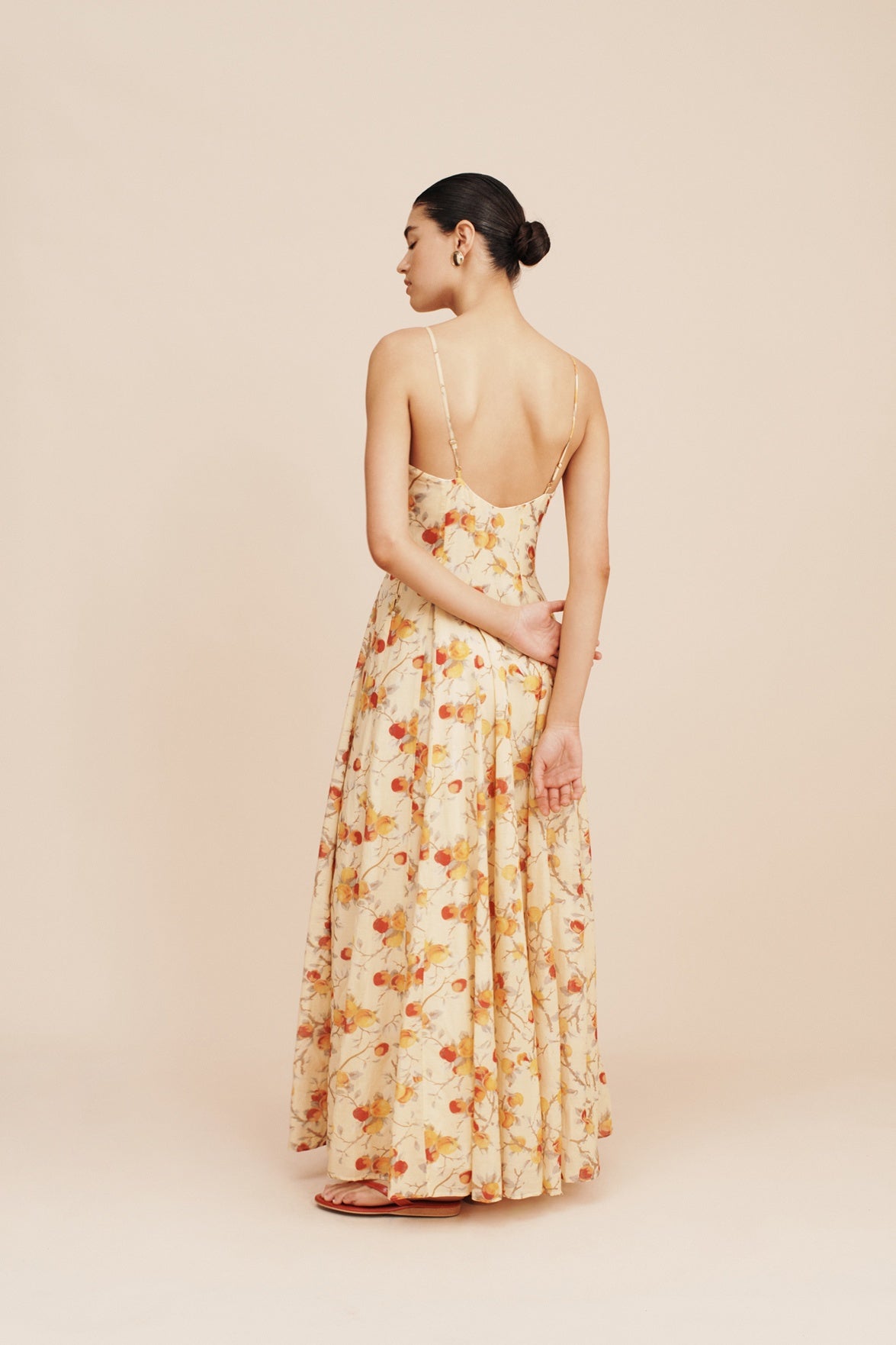 PALOMA MAXI DRESS - CITRUS FLORAL - FINAL SALE