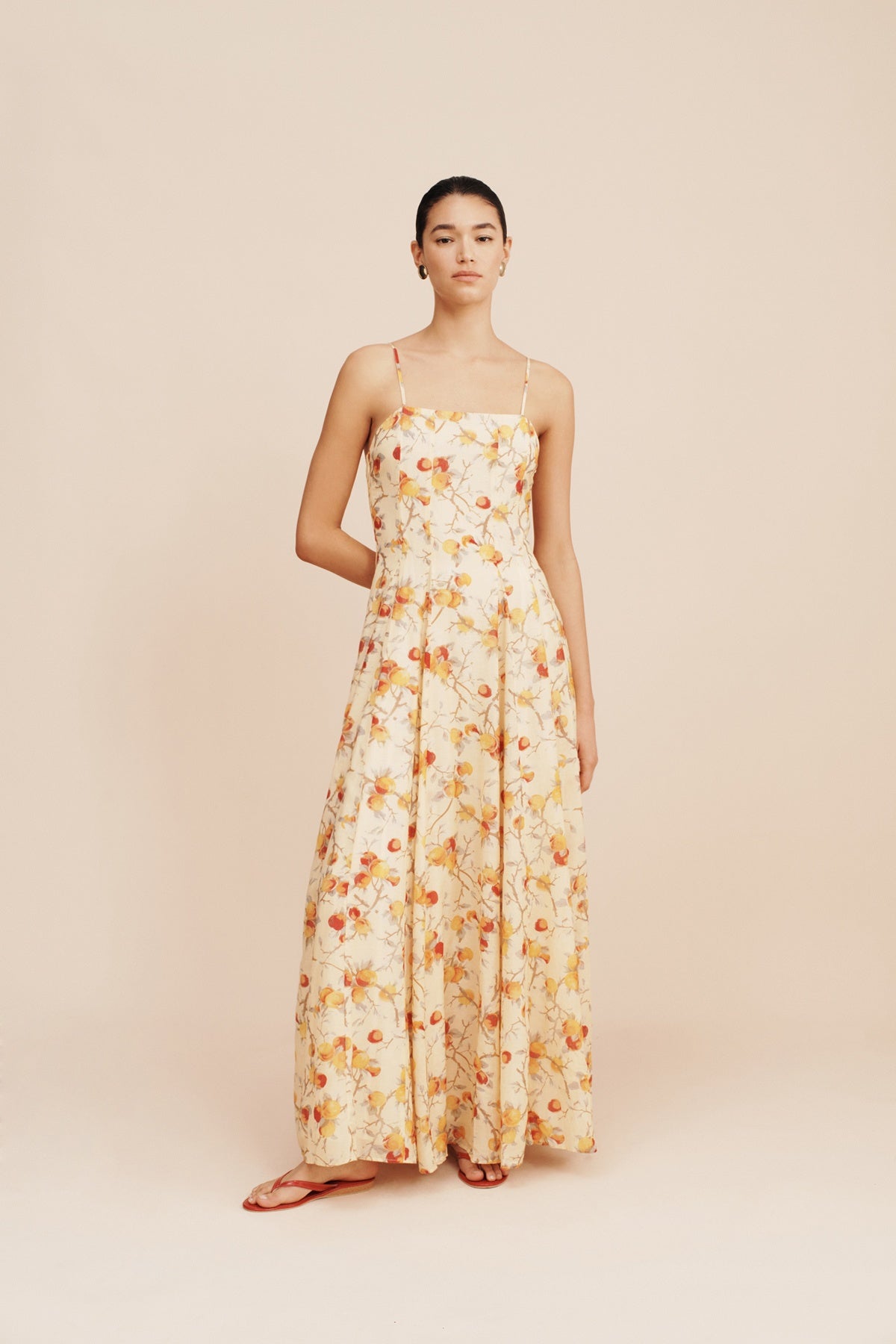 PALOMA MAXI DRESS - CITRUS FLORAL - FINAL SALE