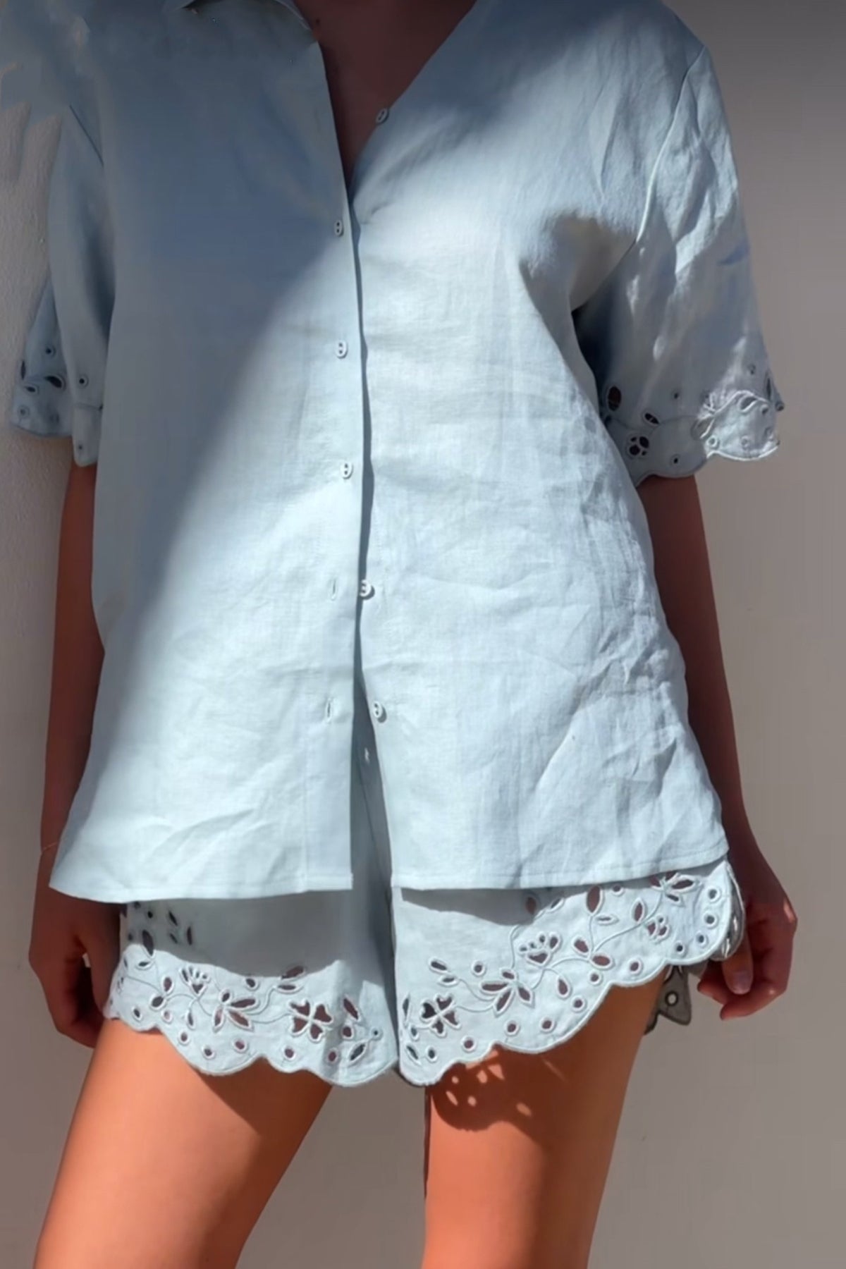 Memoir Shirt | Dusty Blue - FINAL SALE