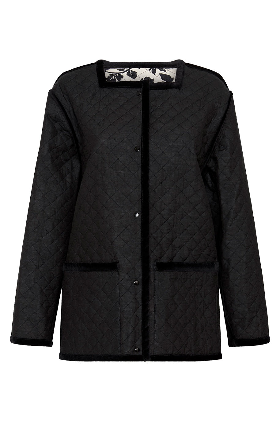 ROMEO JACKET - NOIR BLOOM - FINAL SALE