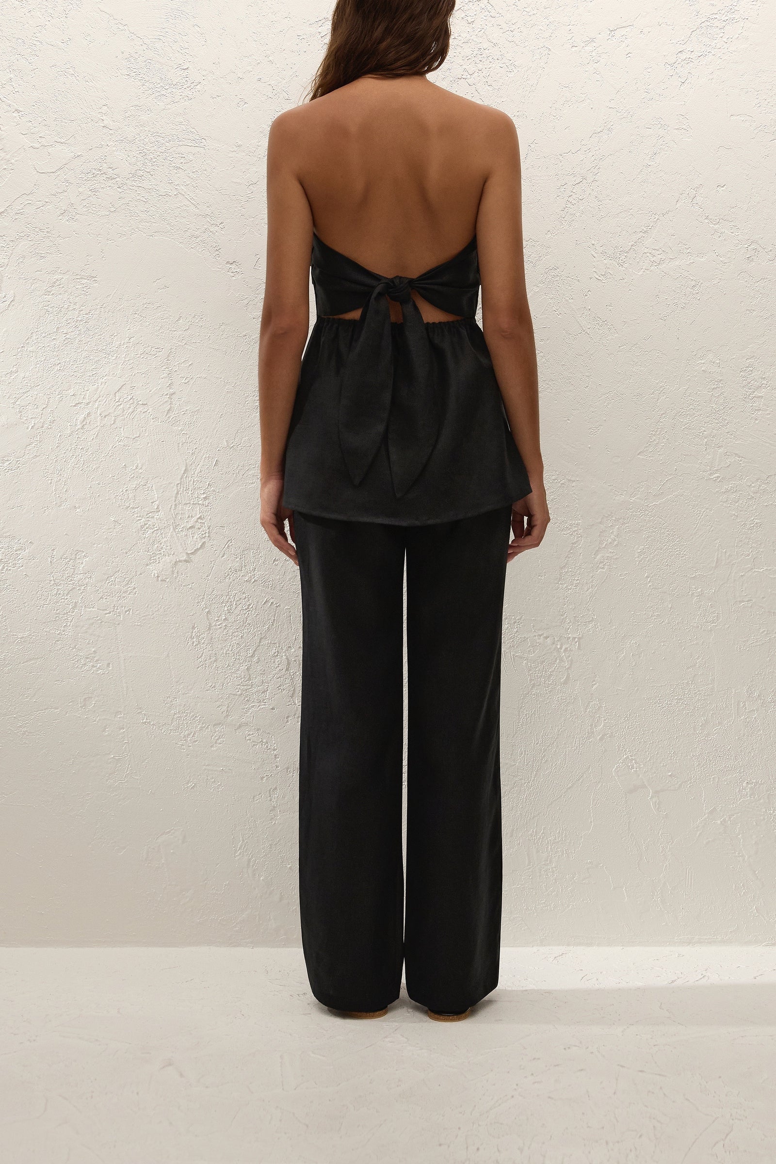 Solmar Linen Top | Black