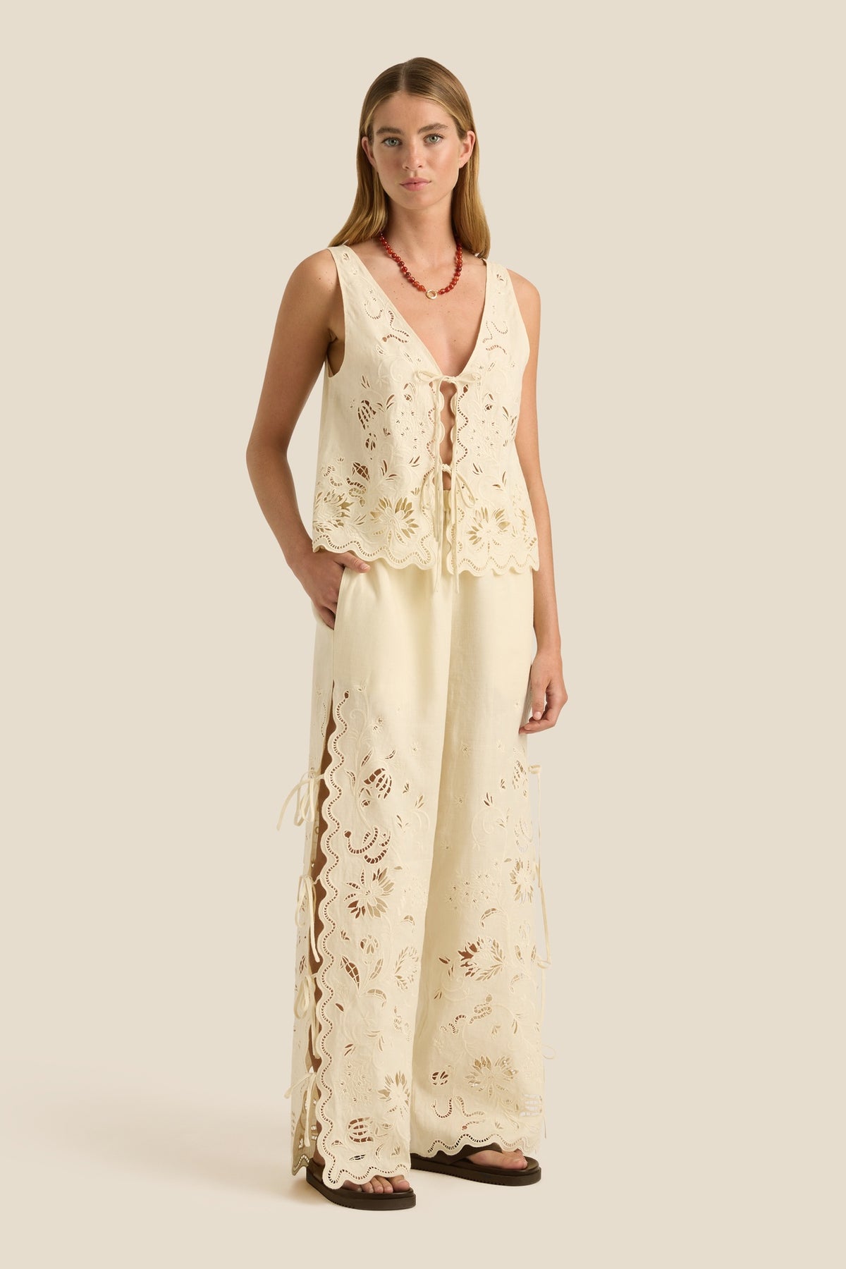 Kaia Top Serpentine Broderie | FINAL SALE