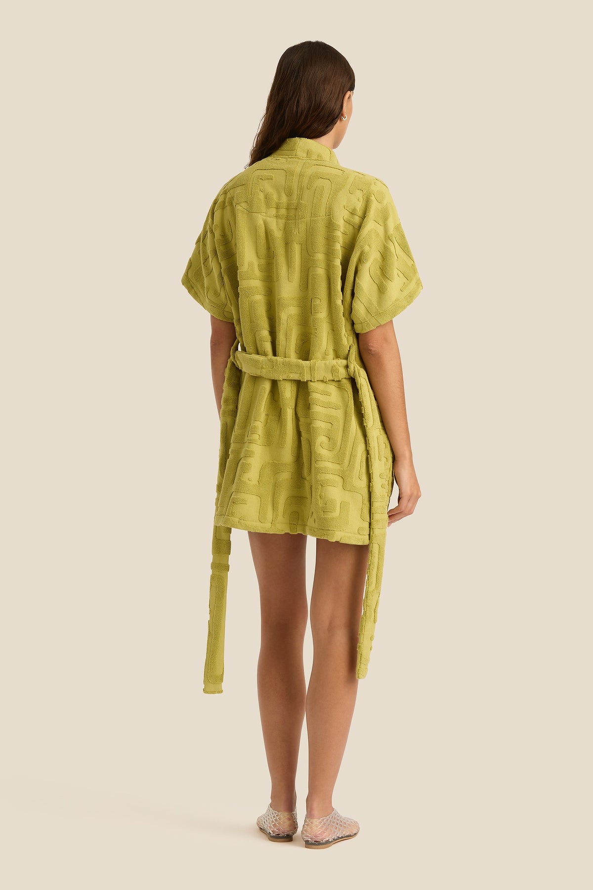 Towelling Mini Robe | Kin Aloe