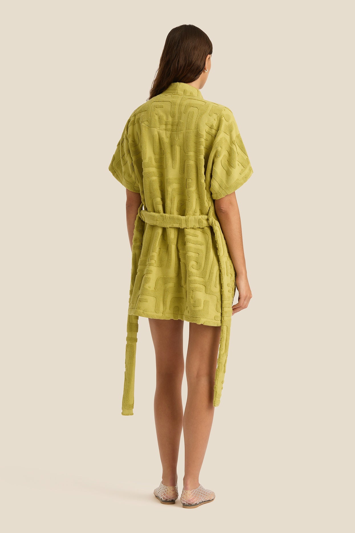 Towelling Mini Robe | Kin Aloe