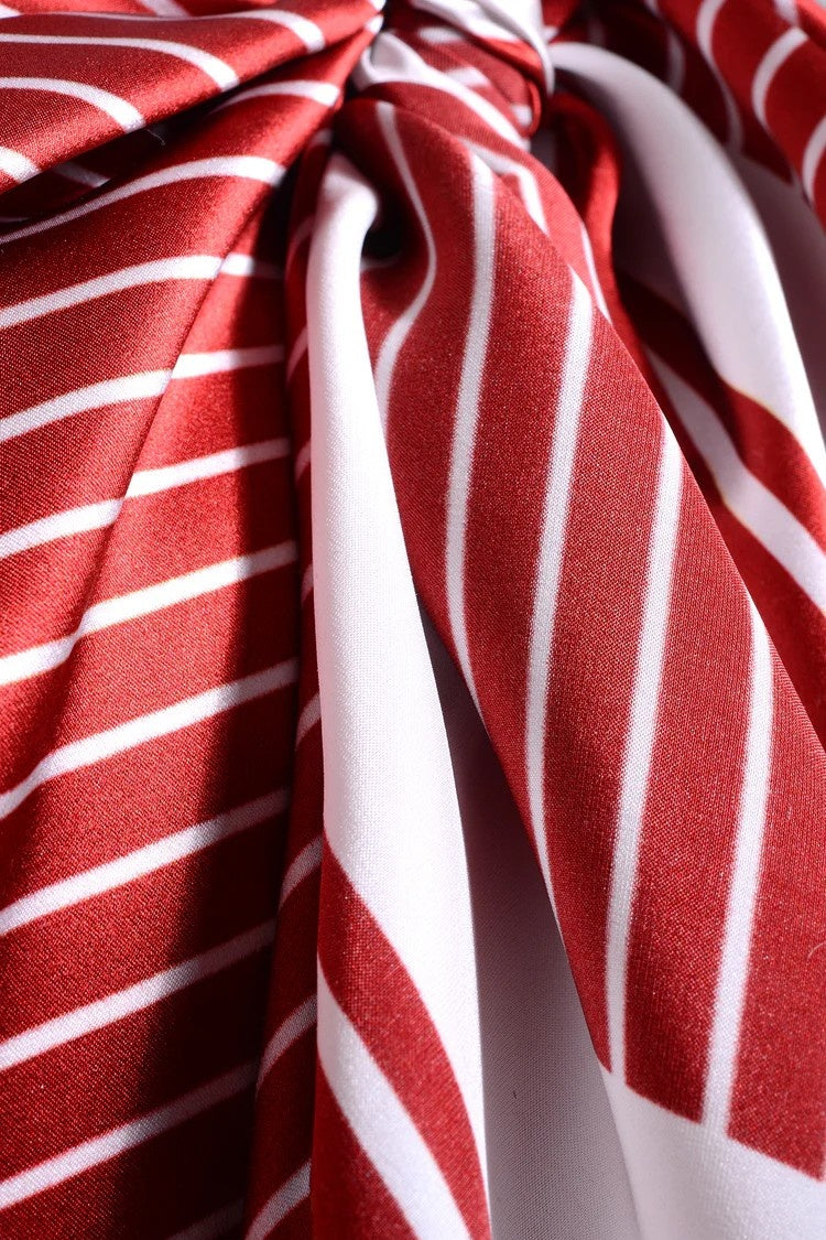 Large Print Silk Sarong | Rust Red