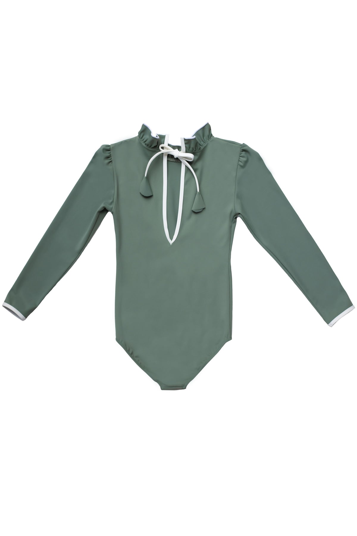 Sofia Surf Suit | Sage Green &amp; Ivory