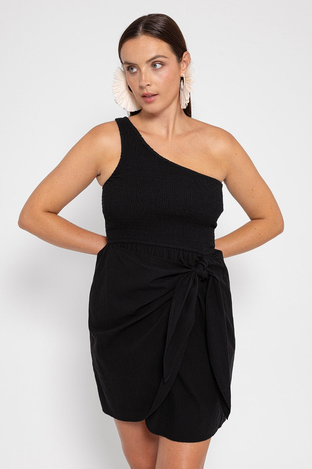 ZURI SHORT DRESS | BLACK - FINAL SALE
