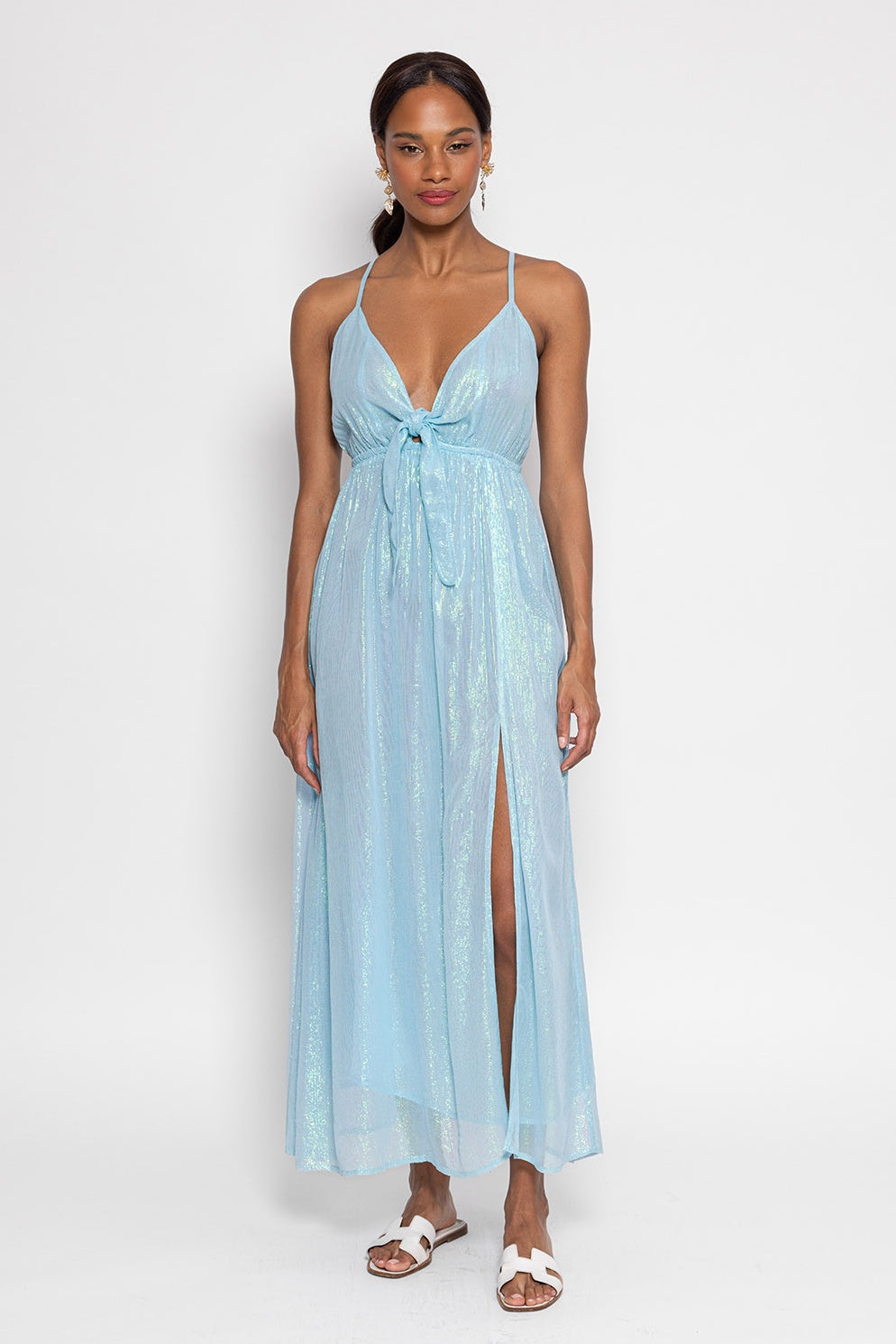 FIONA CALVI AZURIN MIDI DRESS | FINAL SALE