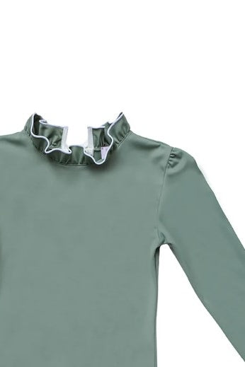 Sofia Surf Suit | Sage Green &amp; Ivory