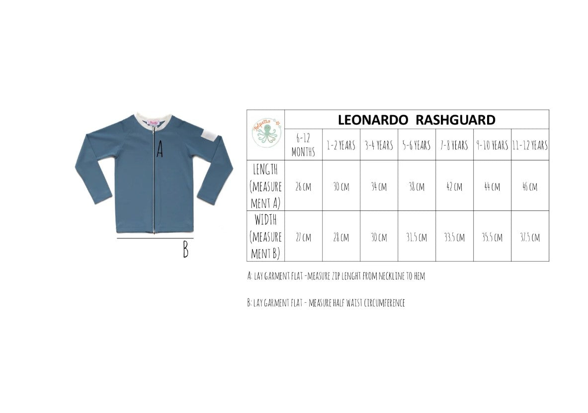 Leonardo Rashguard | Dusty Blue