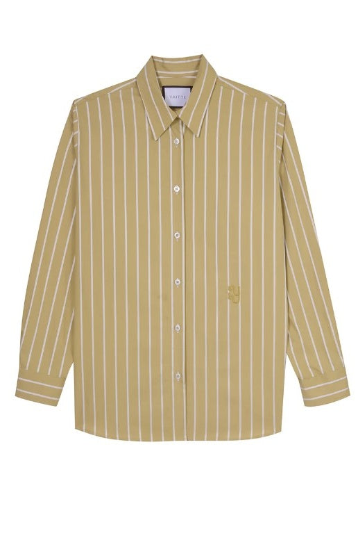 BUOY Mustard Striped Shirt