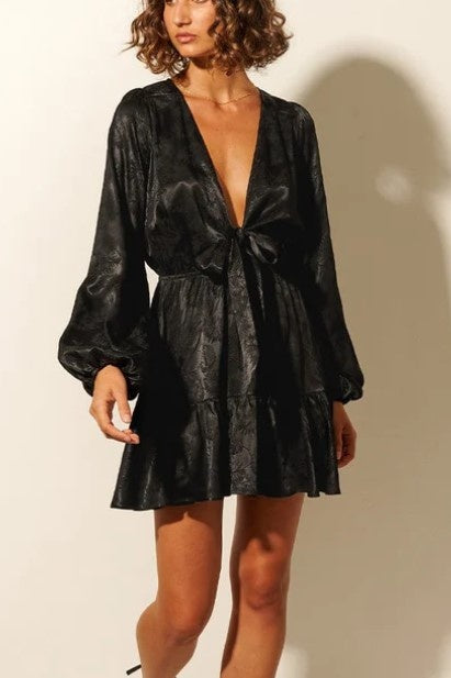 Yasmin Tie Front Mini Dress | FINAL SALE