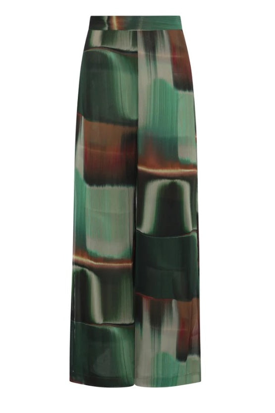 APRILLA PANT IN GEORGETTE - LUSH OMBRE | FINAL SALE