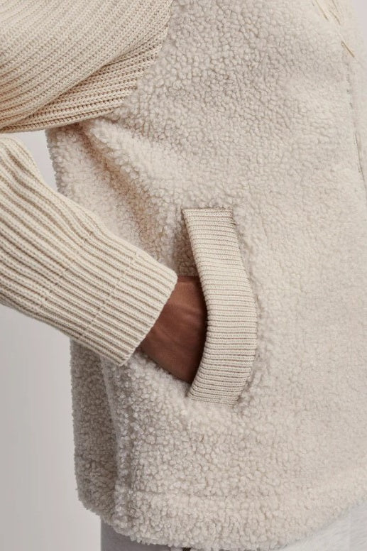 Ardley Zip Through Knit Jacket | Sandshell