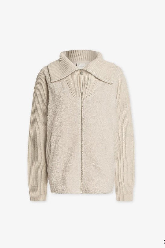 Ardley Zip Through Knit Jacket | Sandshell