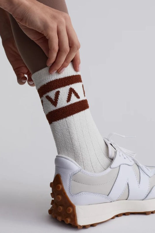 Spencer Sock | Egret/Tortoise Shell