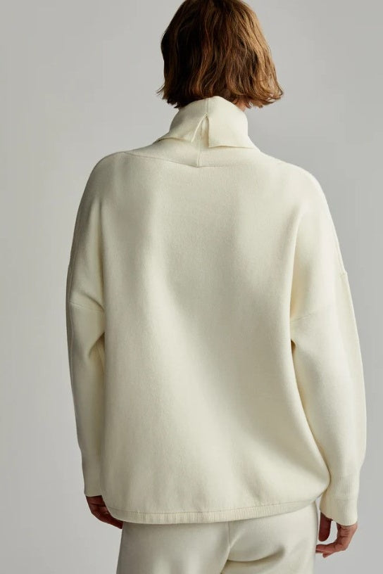 Cavendish Rollneck Knit | Egret - FINAL SALE