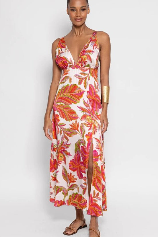 elodie floral maxi dress ELODIE LONG DRESS - FINAL SALE