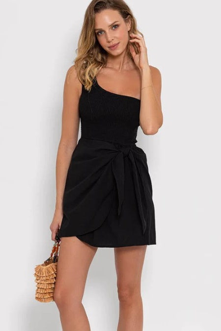 ZURI SHORT DRESS | BLACK - FINAL SALE