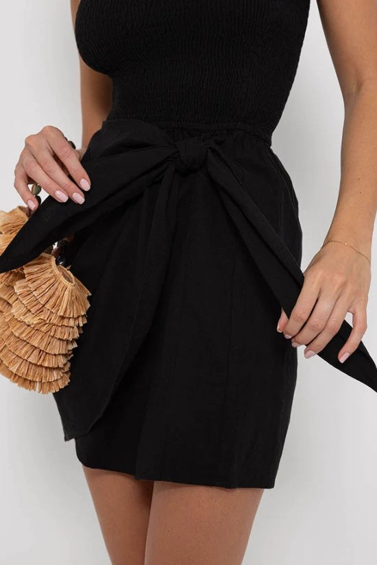 ZURI SHORT DRESS | BLACK - FINAL SALE