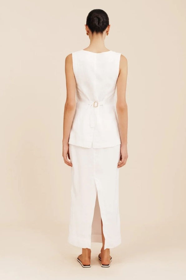 Emma Pencil Skirt Ivory