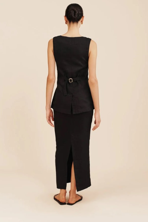 Emma Pencil Skirt Black