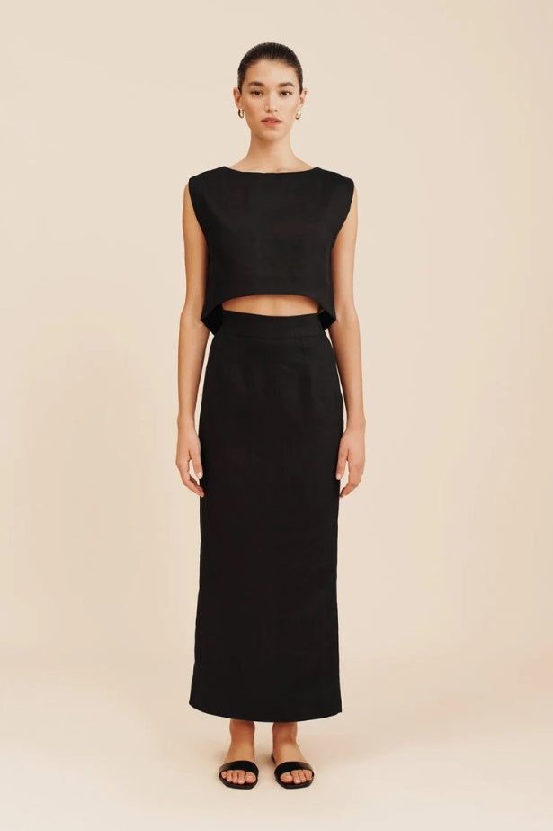 Emma Pencil Skirt Black| PRE ORDER