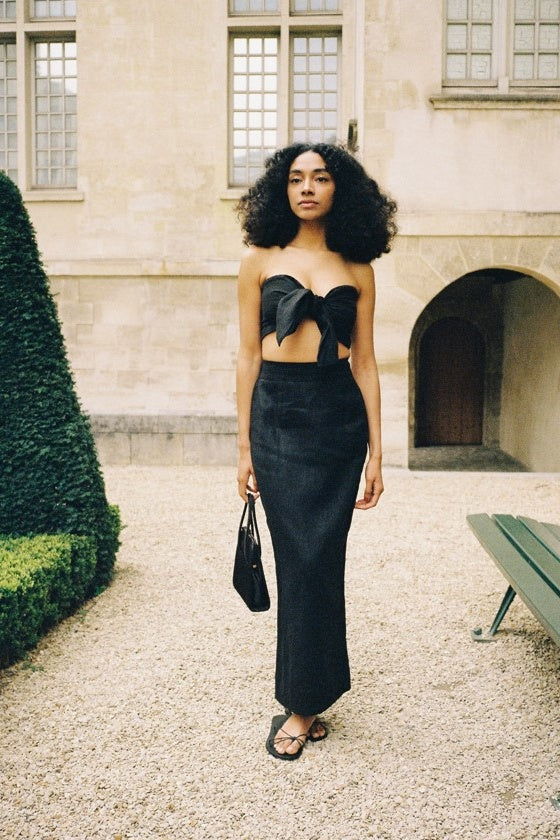 Emma Pencil Skirt Black