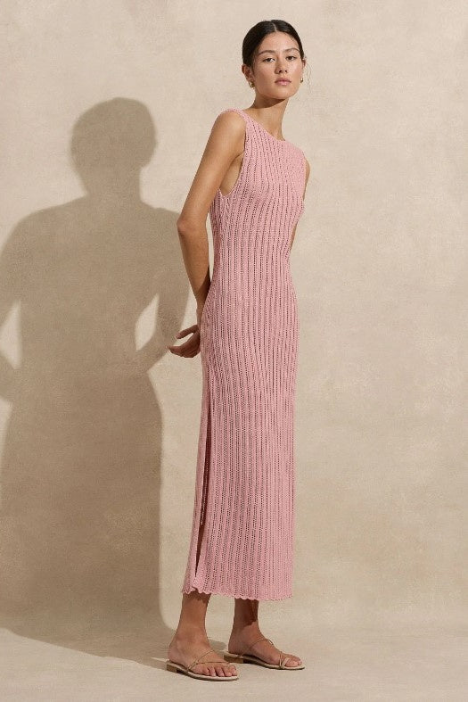POINTELLE MAXI DRESS | ROSE - FINAL SALE