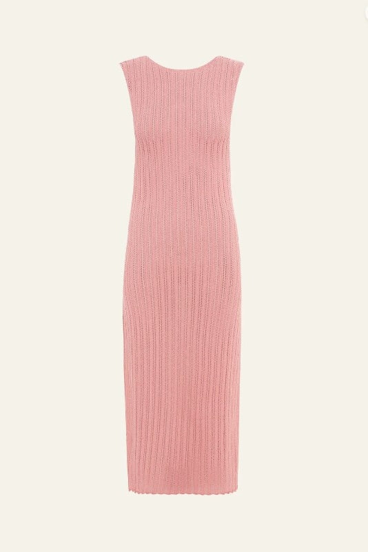POINTELLE MAXI DRESS | ROSE - FINAL SALE