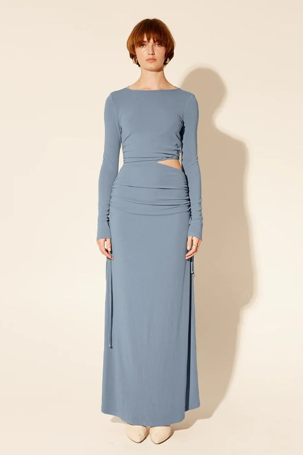 Vanessa Knit Maxi Dress, L/12 | Kivari