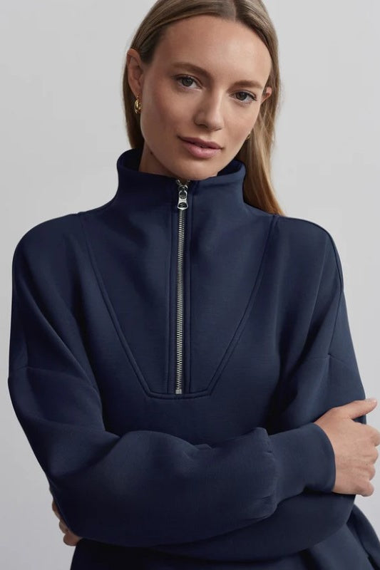 Hawley Half-Zip Sweat | Navy