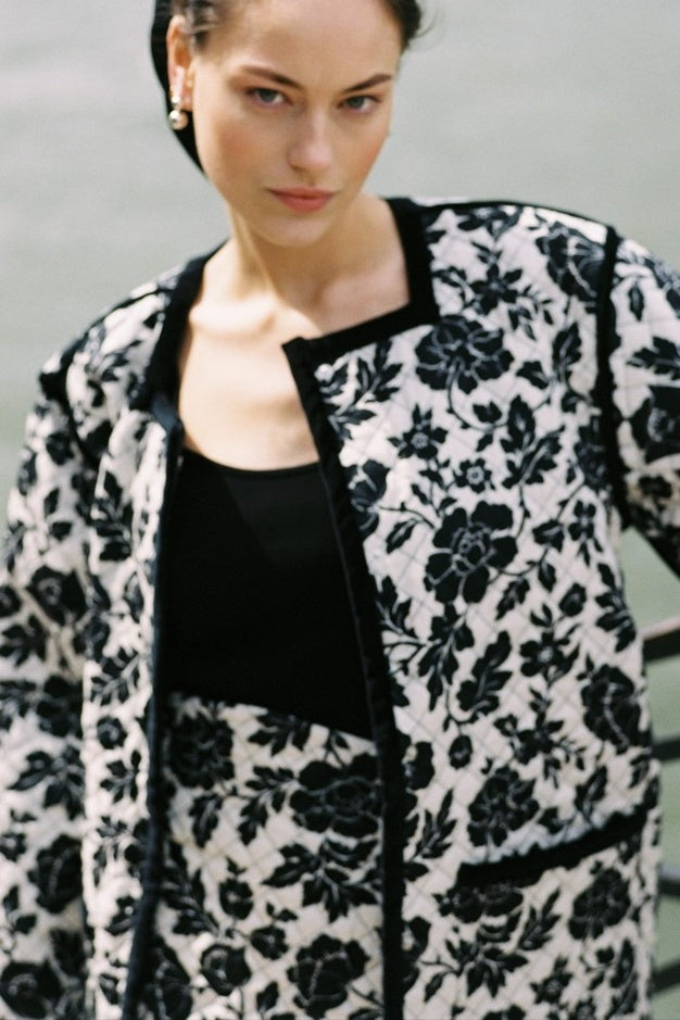 ROMEO JACKET - NOIR BLOOM - FINAL SALE