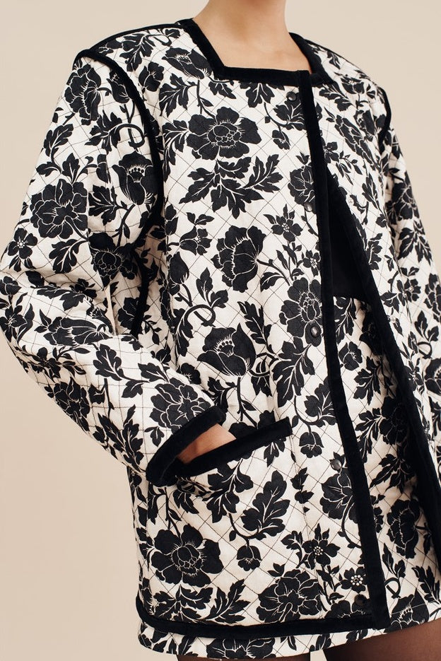 ROMEO JACKET - NOIR BLOOM - FINAL SALE