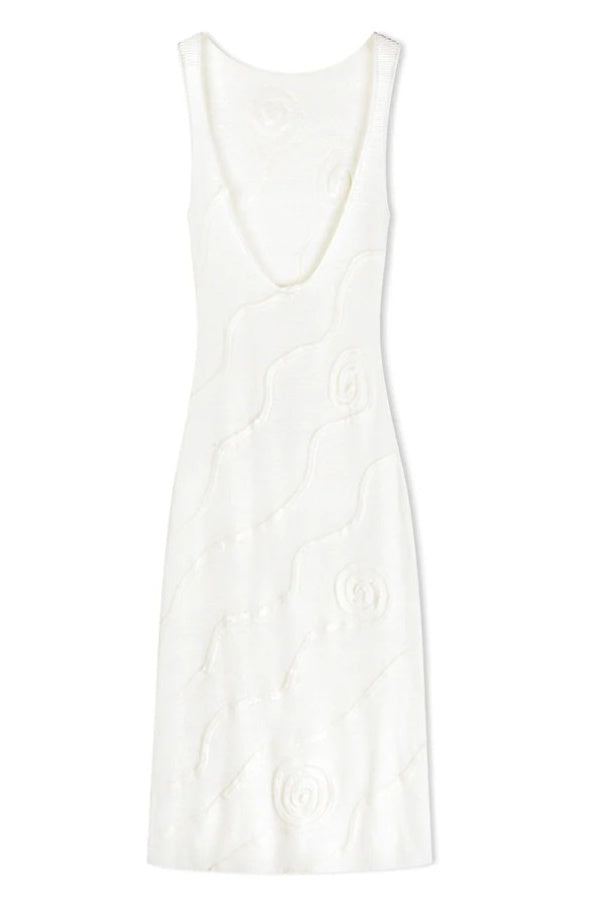 SHEA ORGANIC COTTON SWIRL KNIT DRESS - FINAL SALE