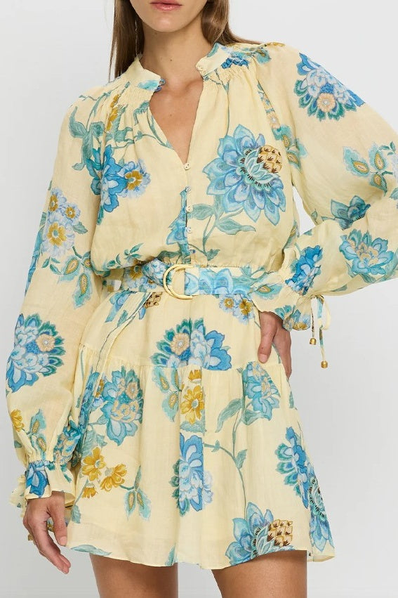 Giselle Blouson Sleeve Mini Dress | FINAL SALE