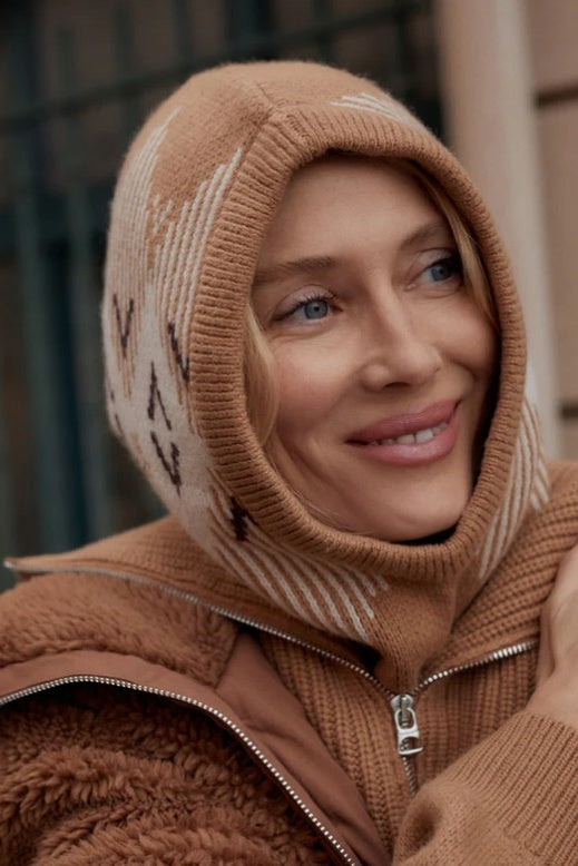 Hilary Jacquard Knit Hood | FINAL SALE