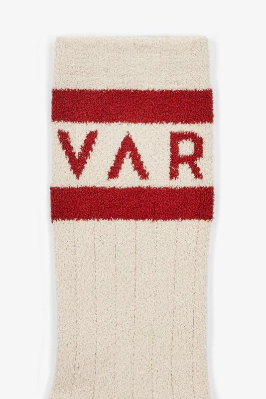 Spencer Sock | Sandshell / Red Dahlia