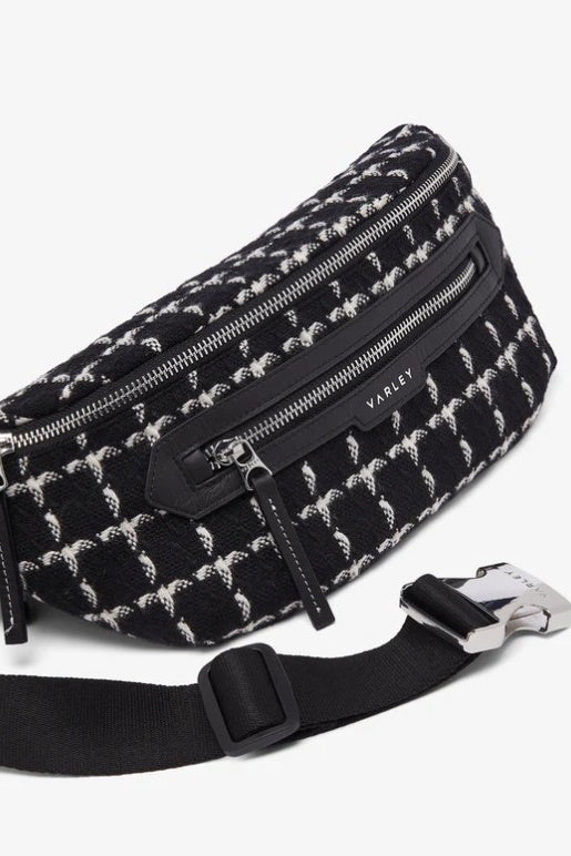 Roby Belt Bag | Black Mono Check