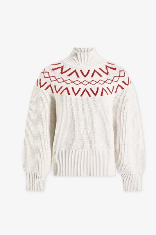 Marcie Fair Isle Yoke Knit - FINAL SALE