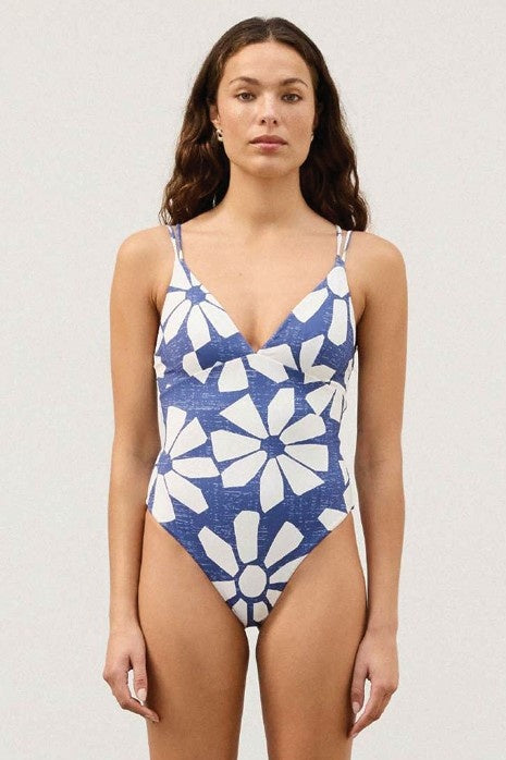 Geo Flower One Piece Swimsuit | FINAL SALE