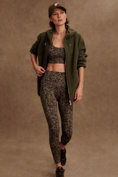 FreeSoft™ High-Rise Legging 28&quot; | Brown Contrast Cheetah