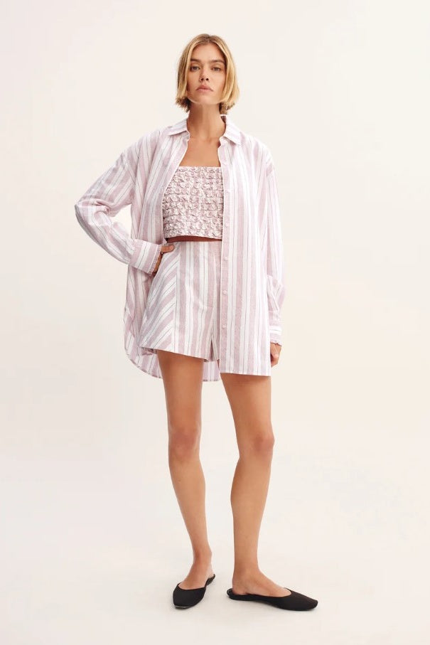 LENA SHIRT - VINTAGE STRIPE - FINAL SALE