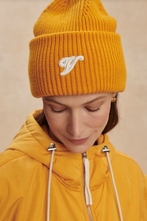 Carly Beanie | Alpine Gold