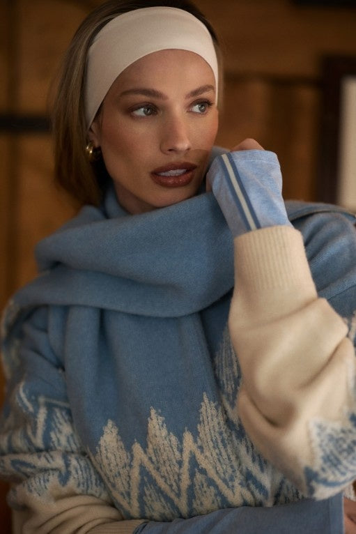 Hedda Fairisle Half-Zip Knit